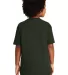 Gildan 2000B Ultra Cotton Youth T-shirt in Forest green back view