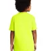 Gildan 2000B Ultra Cotton Youth T-shirt in Safety green back view