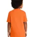 Gildan 2000B Ultra Cotton Youth T-shirt in S orange back view