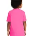 Gildan 2000B Ultra Cotton Youth T-shirt in Safety pink back view