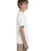 Gildan 2000B Ultra Cotton Youth T-shirt in White side view