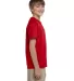Gildan 2000B Ultra Cotton Youth T-shirt in Cherry red side view
