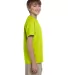 Gildan 2000B Ultra Cotton Youth T-shirt in Safety green side view