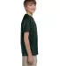 Gildan 2000B Ultra Cotton Youth T-shirt in Forest green side view