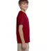 Gildan 2000B Ultra Cotton Youth T-shirt in Cardinal red side view