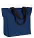 BAGedge BE080 Polyester Zip Tote in Navy