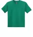 8000B Gildan Ultra Blend 50/50 Youth T-shirt in Kelly green front view