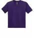 8000B Gildan Ultra Blend 50/50 Youth T-shirt in Purple front view