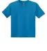 8000B Gildan Ultra Blend 50/50 Youth T-shirt in Sapphire front view