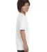 8000B Gildan Ultra Blend 50/50 Youth T-shirt in White side view