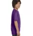 8000B Gildan Ultra Blend 50/50 Youth T-shirt in Purple side view