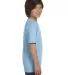 8000B Gildan Ultra Blend 50/50 Youth T-shirt in Light blue side view