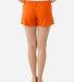 Boxercraft BW6504 Women's Essential Spirit Shorts in Orange