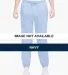 Hanes HMB001 Men's Scrub Joggers Navy