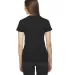 2102 American Apparel Girly Fine Jersey Tee Black back view