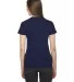 2102 American Apparel Girly Fine Jersey Tee Navy back view