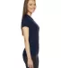 2102 American Apparel Girly Fine Jersey Tee Navy side view