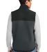 Cornerstone CSF751 CornerStone Fleece Overlay Vest in Charcoal/ Black