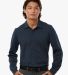 Allpro 41SPLS Men's Pro-Flex Sorona® Button Down  in Navy