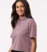 Allpro 41SPML Women's Pro-Flex Sorona® Boxy Polo in Deep Lavender