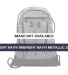 Under Armour 6000519 Hustle Sackpack Midnight Navy/ Midnight Navy/ Metallic Silver