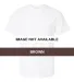 American Apparel 5801 Unisex Midweight Tee BROWN