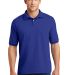 054X Hanes Ecosmart Jersey Polo  in Deep Royal