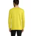 5286 Hanes® Heavyweight Long Sleeve T-shirt in Yellow back view