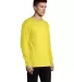 5286 Hanes® Heavyweight Long Sleeve T-shirt in Yellow side view