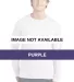 5286 Hanes® Heavyweight Long Sleeve T-shirt Purple front view