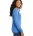 5286 Hanes® Heavyweight Long Sleeve T-shirt in Carolina blue side view
