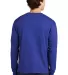 5286 Hanes® Heavyweight Long Sleeve T-shirt in Deep royal back view