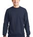 Hanes P160 ecosmart crewneck sweatshirt in Navy