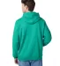P170 Hanes PrintPro XP Comfortblend Hooded Sweatsh in Kelly green back view