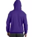 P170 Hanes PrintPro XP Comfortblend Hooded Sweatsh in Purple back view