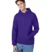 P170 Hanes PrintPro XP Comfortblend Hooded Sweatsh in Purple front view