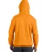 P170 Hanes PrintPro XP Comfortblend Hooded Sweatsh in Safety orange back view