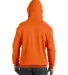 P170 Hanes PrintPro XP Comfortblend Hooded Sweatsh in Orange back view