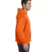 P170 Hanes PrintPro XP Comfortblend Hooded Sweatsh in Orange side view