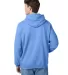 P170 Hanes PrintPro XP Comfortblend Hooded Sweatsh in Carolina blue back view