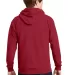 P170 Hanes PrintPro XP Comfortblend Hooded Sweatsh in Deep red back view