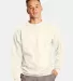 F260 Hanes® Ultimate Cotton® Sweatshirt Natural front view