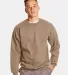 F260 Hanes® Ultimate Cotton® Sweatshirt Pebble front view