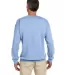 F260 Hanes® Ultimate Cotton® Sweatshirt Light Blue back view