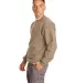 F260 Hanes® Ultimate Cotton® Sweatshirt Pebble side view