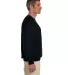 F260 Hanes® Ultimate Cotton® Sweatshirt Black side view
