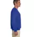 F260 Hanes® Ultimate Cotton® Sweatshirt Deep Royal side view