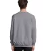F260 Hanes® Ultimate Cotton® Sweatshirt Oxford Grey back view