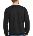 F260 Hanes® Ultimate Cotton® Sweatshirt Black back view