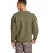F260 Hanes® Ultimate Cotton® Sweatshirt Oregano back view